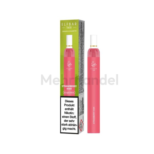 ELFBAR T600 Einweg Vape - Strawberry Kiwi - 20 mg/ml