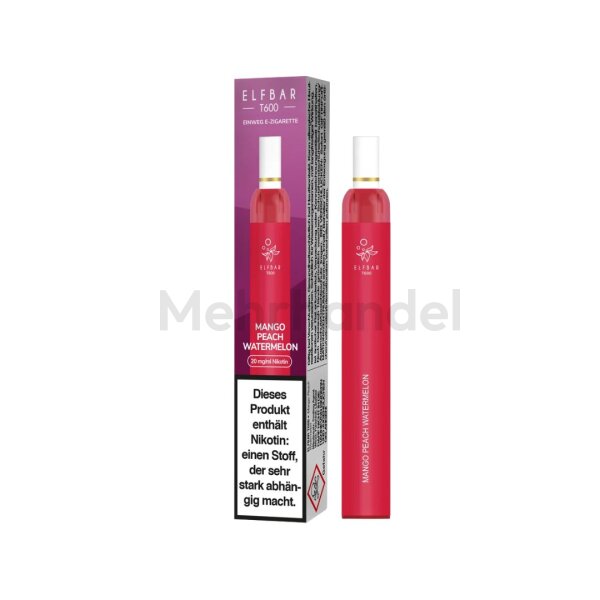 ELFBAR T600 Einweg Vape - Mango Peach Watermelon - 20 mg/ml