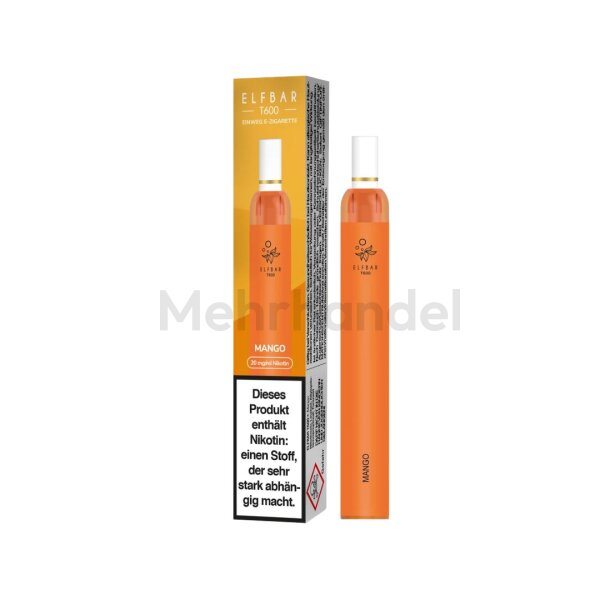 ELFBAR T600 Einweg Vape - Mango - 20 mg/ml