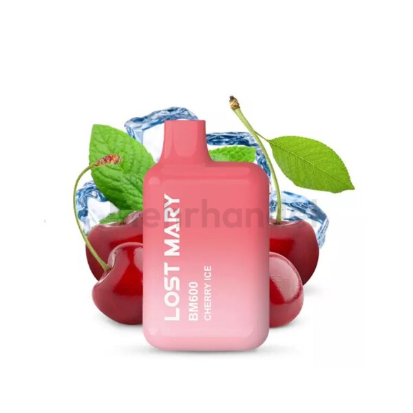 Lost Mary BM600 Einweg Vape - Cherry Ice - 20 mg/ml