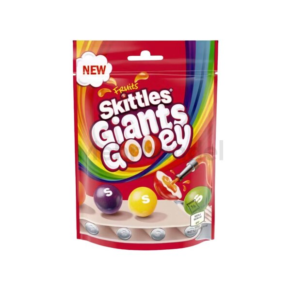 Skittles - Giants Gooey Kaubonbon - 15x125g