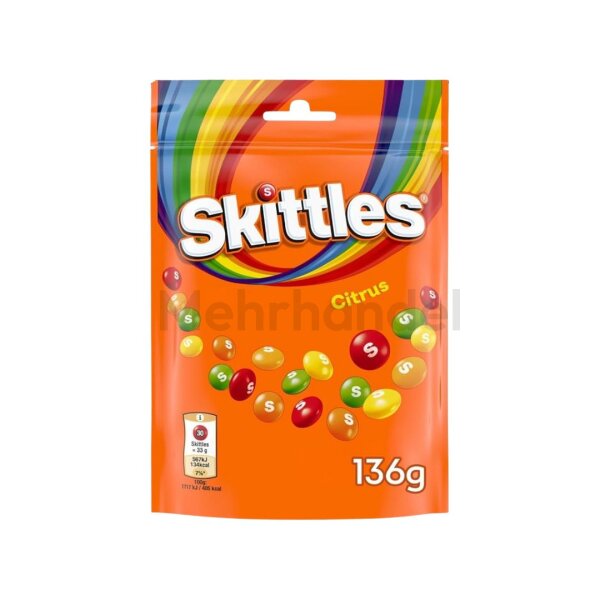 Skittles - Citrus Kaubonbon - 15x136g