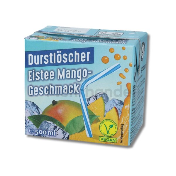 Durstlöscher - Eistee Mango - 12x500ml