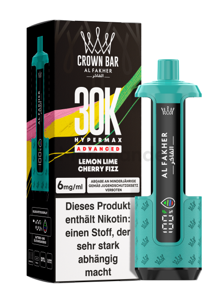 Al Fakher - 30K Hypermax KIT - Lemon Lime Cherry Fizz