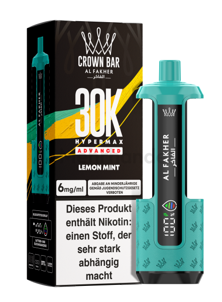 Al Fakher - 30K Hypermax KIT - Lemon Mint