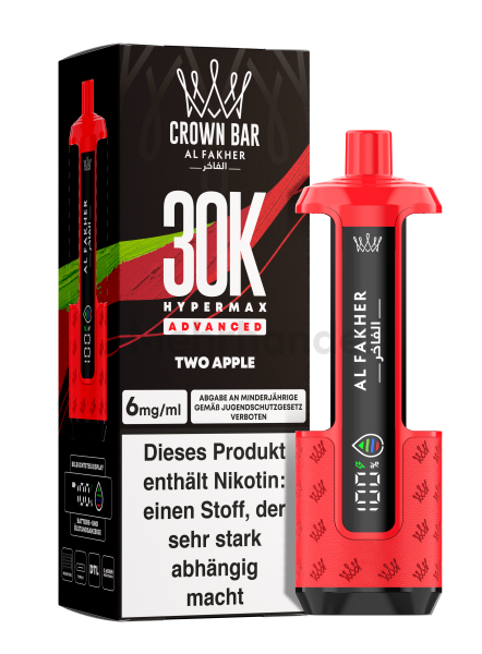 Al Fakher - 30K Hypermax KIT - Two Apple