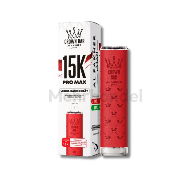Al Fakher - Pro Max 15K Basisgerät - Red