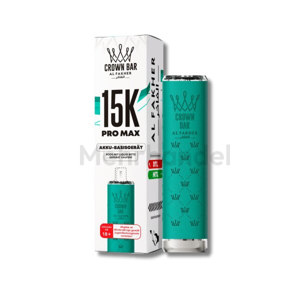 Al Fakher - Pro Max 15K Basisgerät - Teal