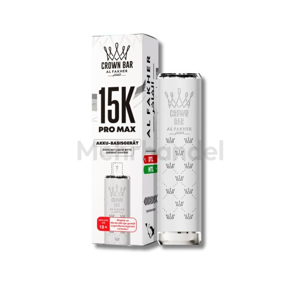 Al Fakher - Pro Max 15K Basisgerät - White