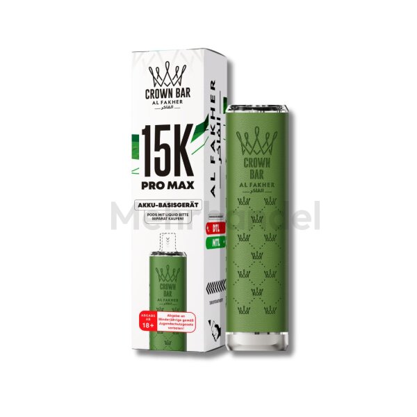 Al Fakher - Pro Max 15K Basisgerät - Green