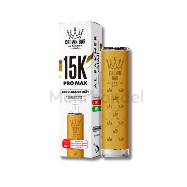 Al Fakher - Pro Max 15K Basisgerät - Yellow