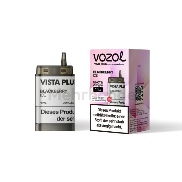 Vozol Vista Plug EZ Pod - Blackberry Ice - 10ml