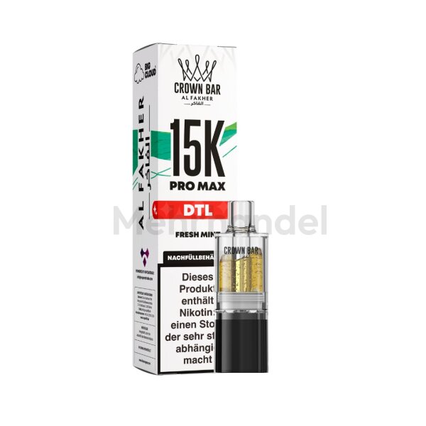 Al Fakher - Pro Max 15K DTL Pod 10ml - Fresh Mint